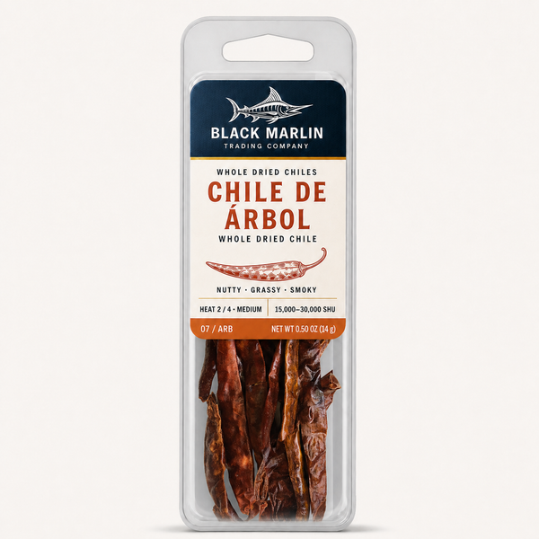 Whole Dried Chile de Árbol
