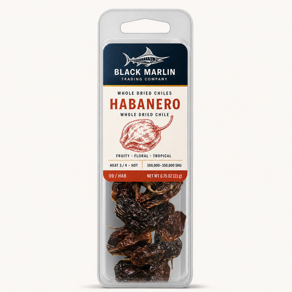 Whole Dried Habanero Chiles