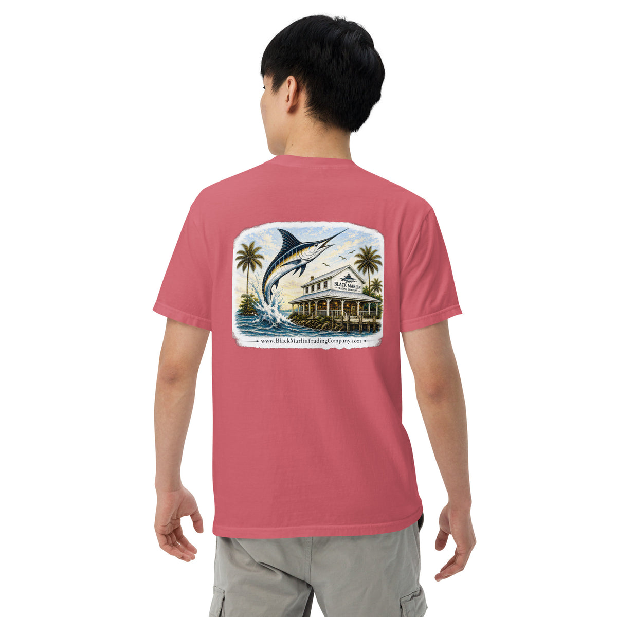 BMTC Marlin and Trading Post in Watermelon (front and back)