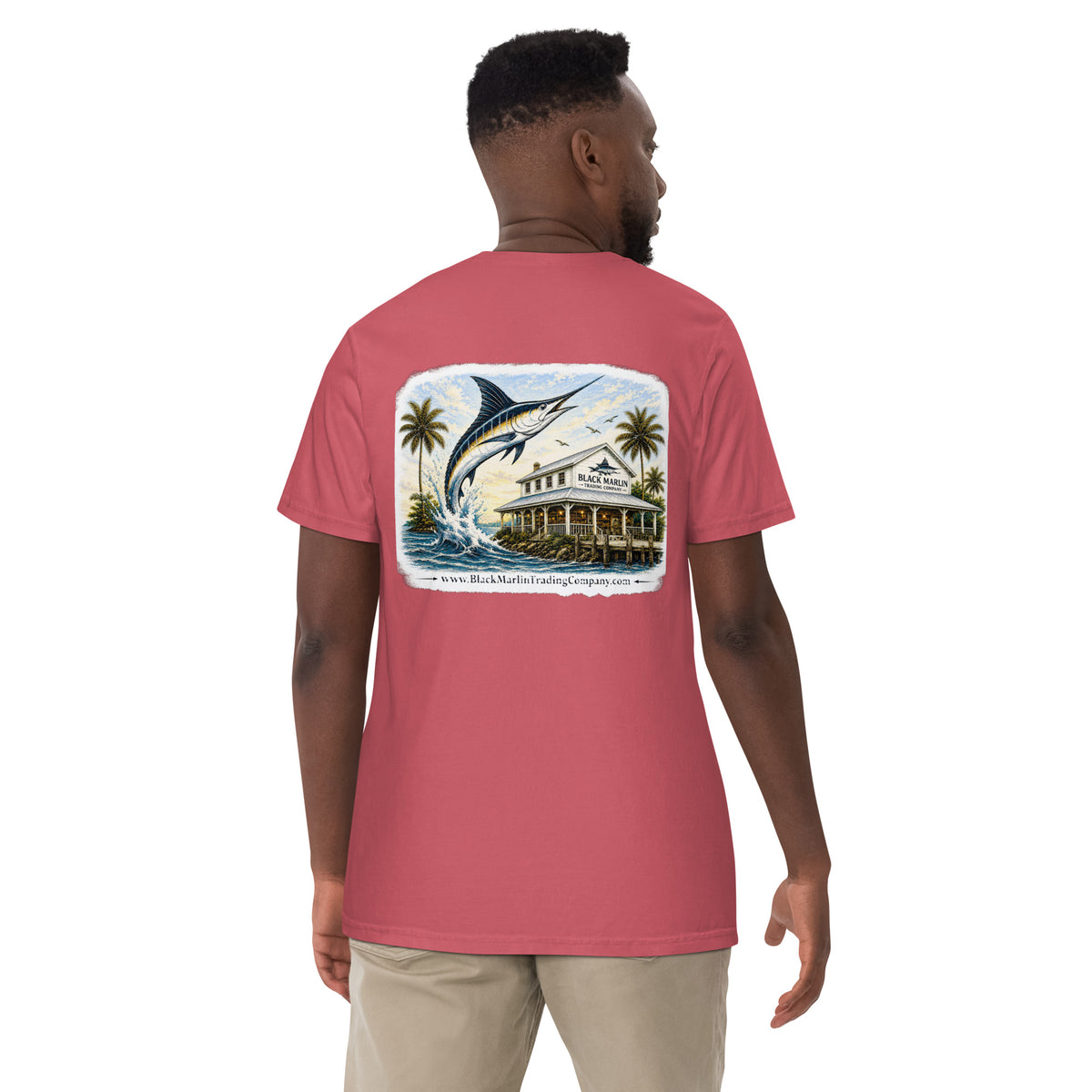 BMTC Marlin and Trading Post in Watermelon (front and back)