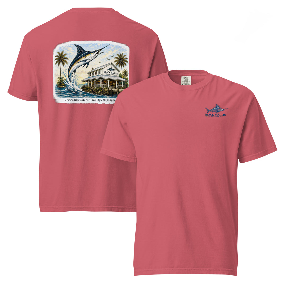 BMTC Marlin and Trading Post in Watermelon (front and back)