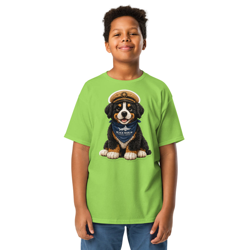 Youth Captain A tee in Lime